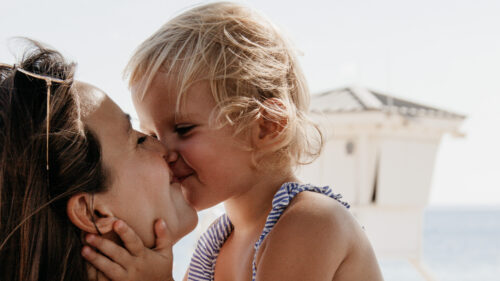 mãe e menina